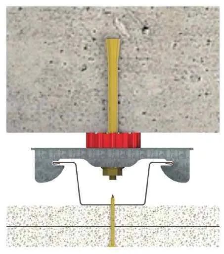 Resilmount A273R Installed in Concrete